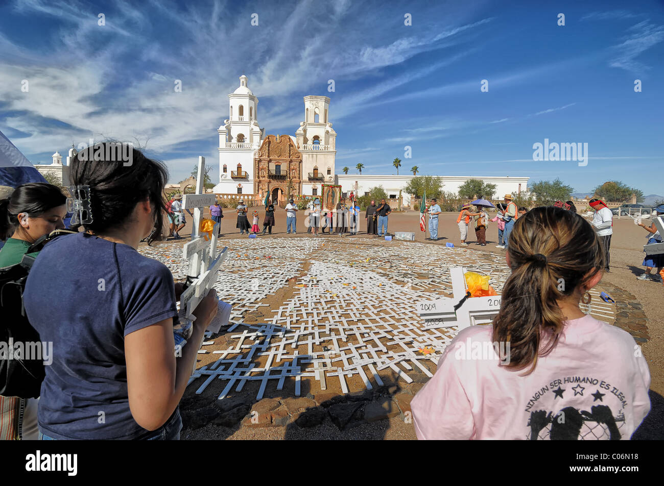 Questa fotografia è stata presa il giorno dei morti, un messicano in gran parte la celebrazione in onore di coloro che sono morti. Foto Stock