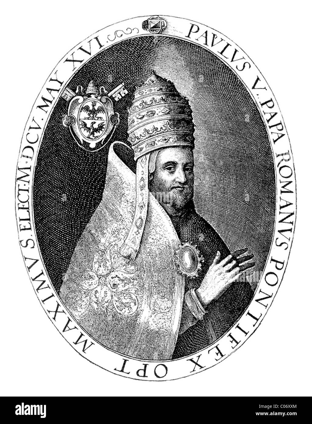 Papa Paolo V, nato Camillo Borghese. Foto Stock