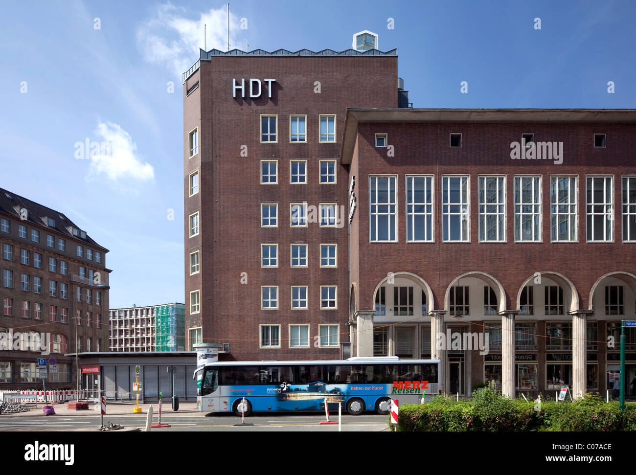 Casa di tecnologia o di HdT, istituto di istruzione superiore, Espressionismo, Essen, Ruhrgebiet regione Renania settentrionale-Vestfalia Foto Stock