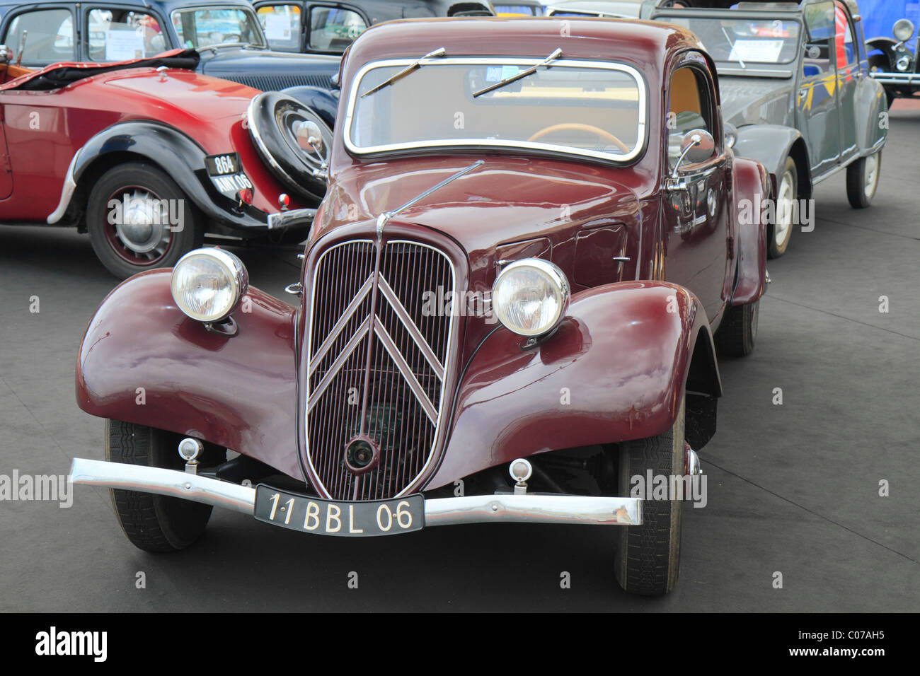 Citroen vintage, Monaco Motor Show 2010 Foto Stock