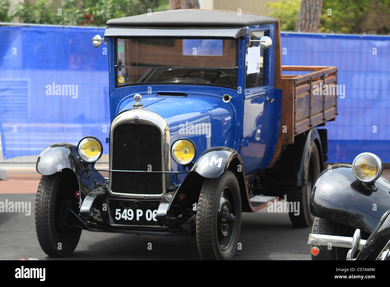 Vintage carrello Citroen, Monaco Motor Show 2010 Foto Stock