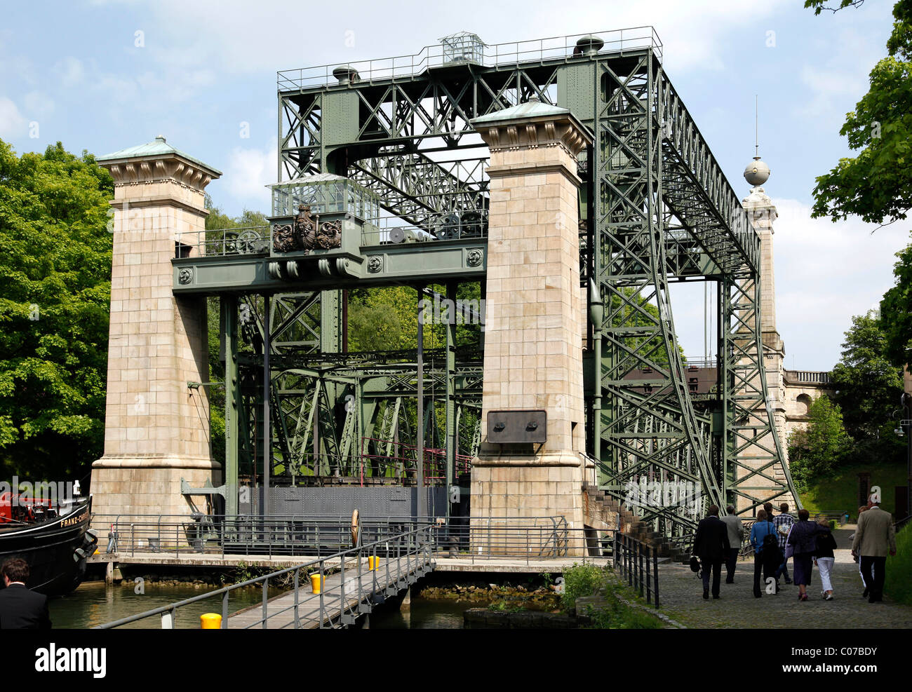 Old Ship sollevare, Waltrop, Ruhrgebiet regione Renania settentrionale-Vestfalia, Germania, Europa Foto Stock