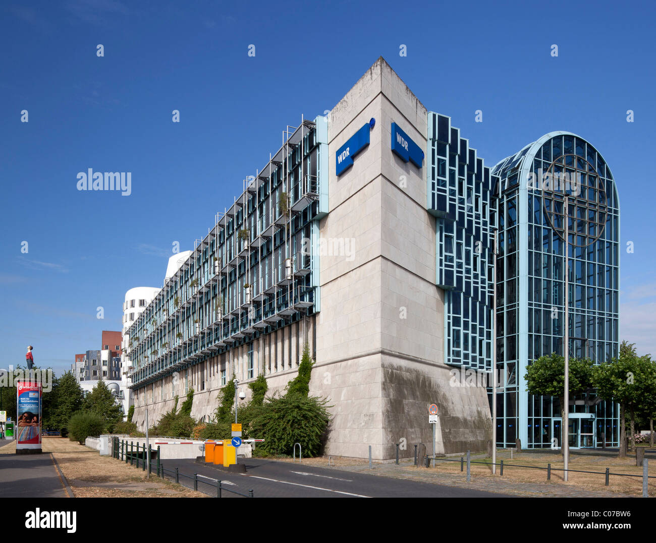 WDR television studio, Westdeutscher Rundfunk tv e radio, Duesseldorf, nella Renania settentrionale-Vestfalia, Germania, Europa Foto Stock
