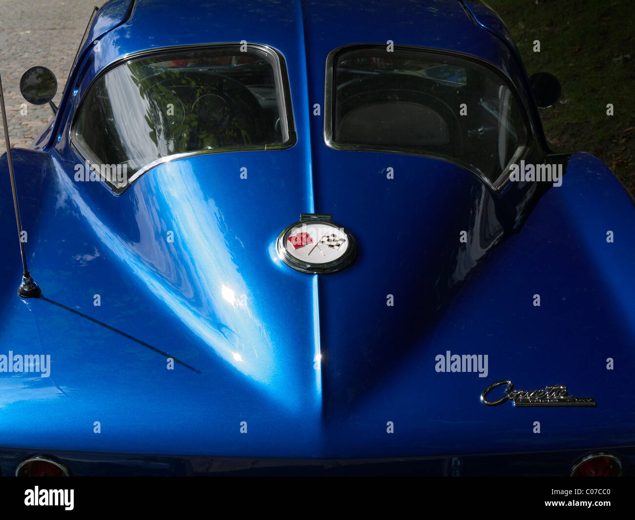 Estremità posteriore di un americano Corvette Sting Ray Foto Stock