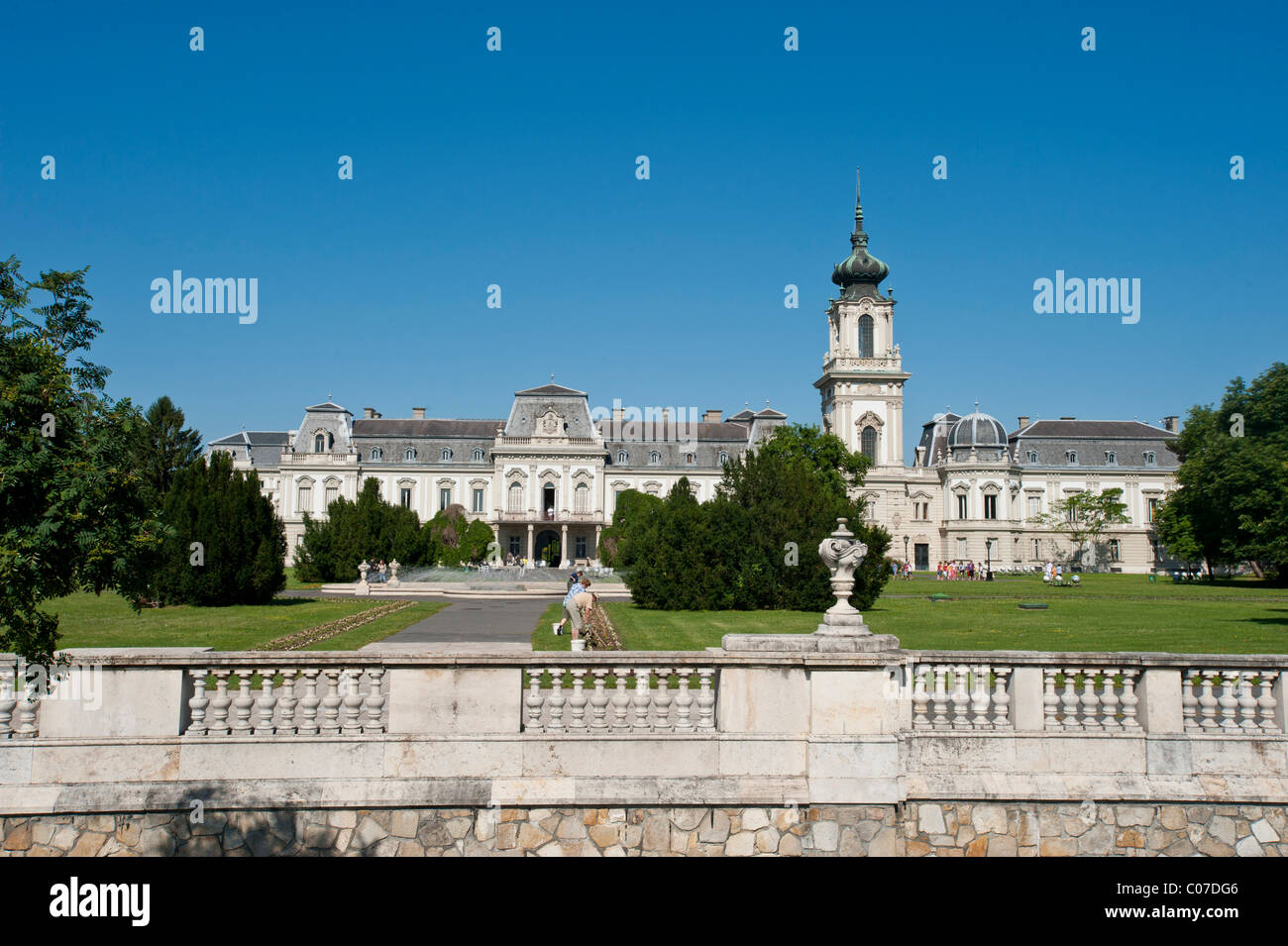 Castello barocco, Festetics kasteely, Keszthely, Ungheria, Europa Foto Stock