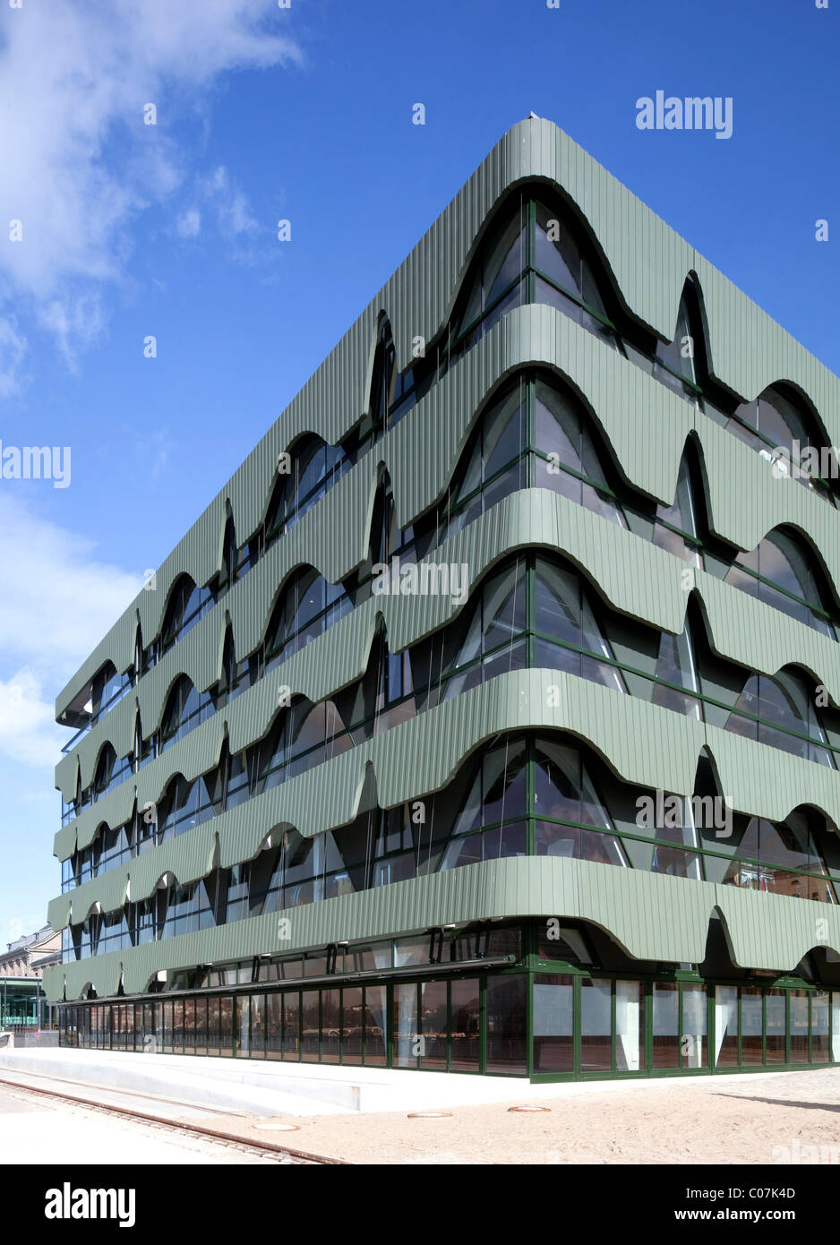 Etichette2 Fashion Centre nel porto orientale Friedrichshain di Berlino, Germania, Europa Foto Stock