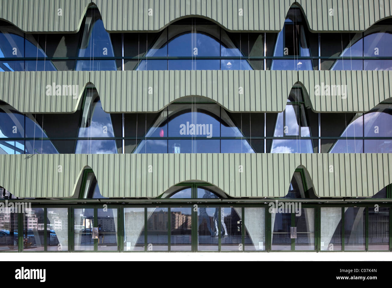 Etichette2 Fashion Centre nel porto orientale Friedrichshain di Berlino, Germania, Europa Foto Stock