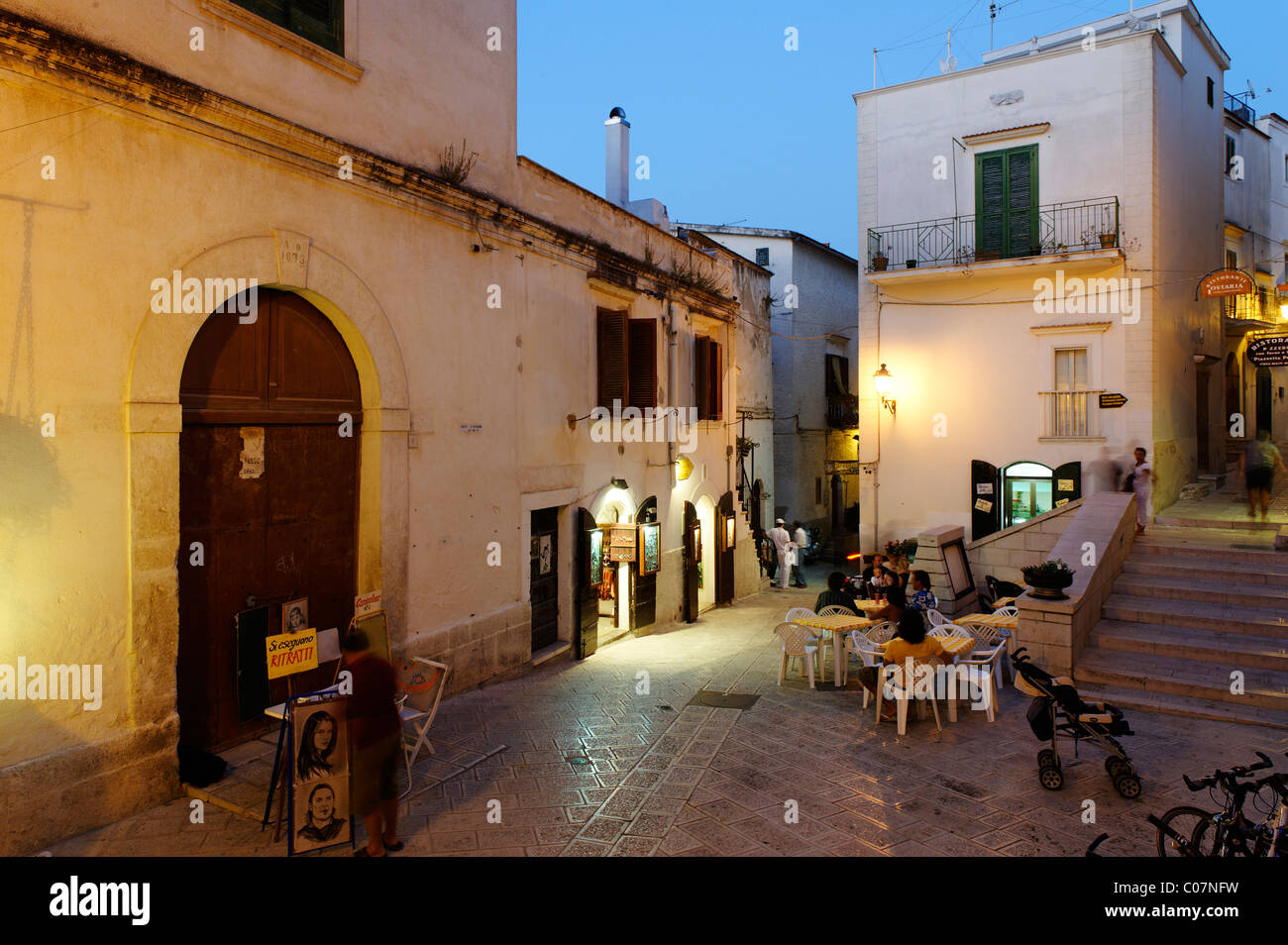 Vieste del Gargano Puglia o Puglia sud Italia, Europa Foto Stock