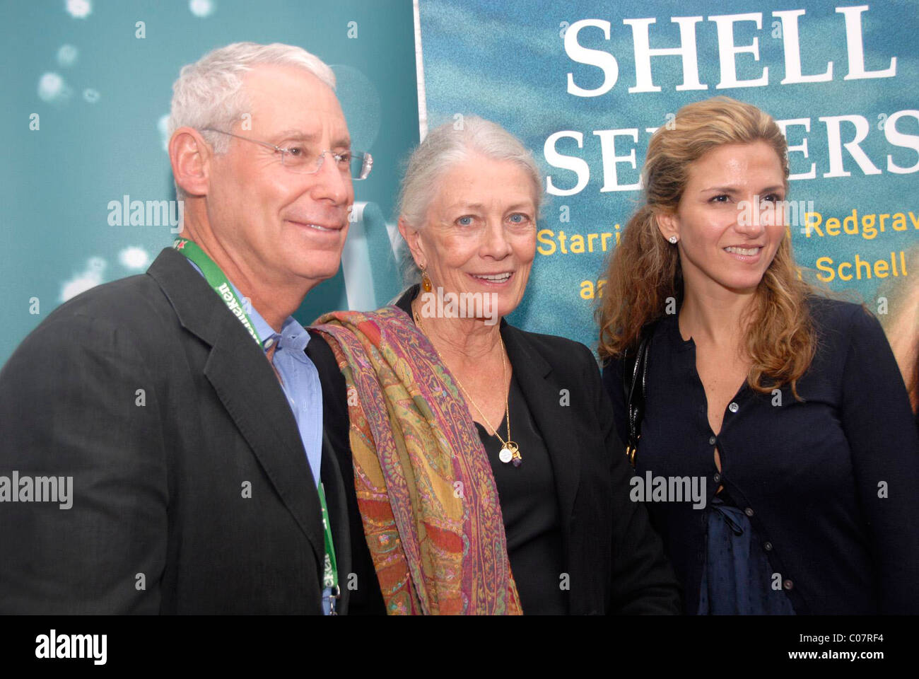 Vanessa Redgrave e gli ospiti Hampton International Film Festival 2007, lo screening di 'shell' asilo a East Hampton Regno Foto Stock