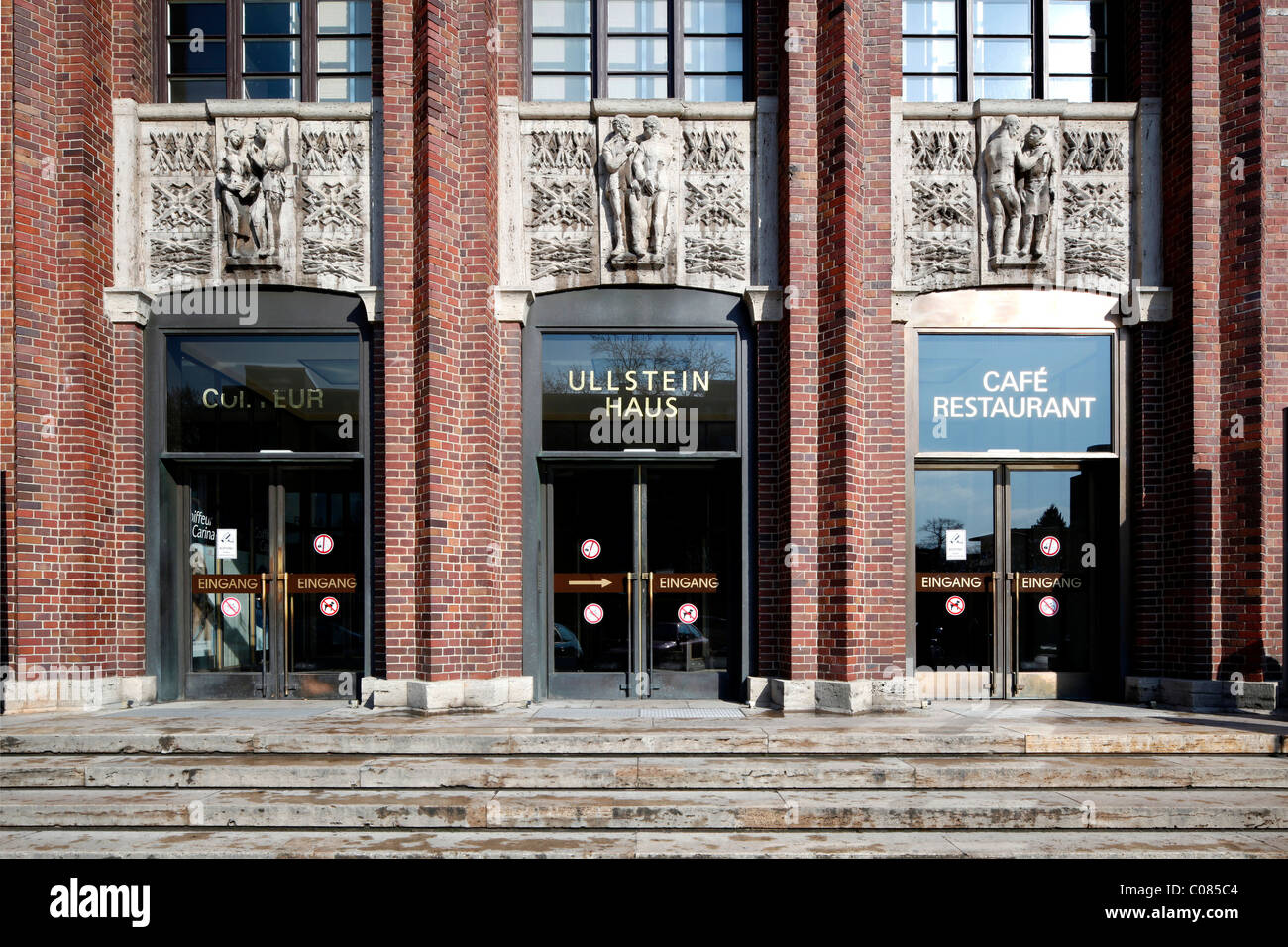 Ullsteinhaus Berlino, ex sede della Ullstein casa editrice, Espressionismo, uffici e centro congressi Foto Stock