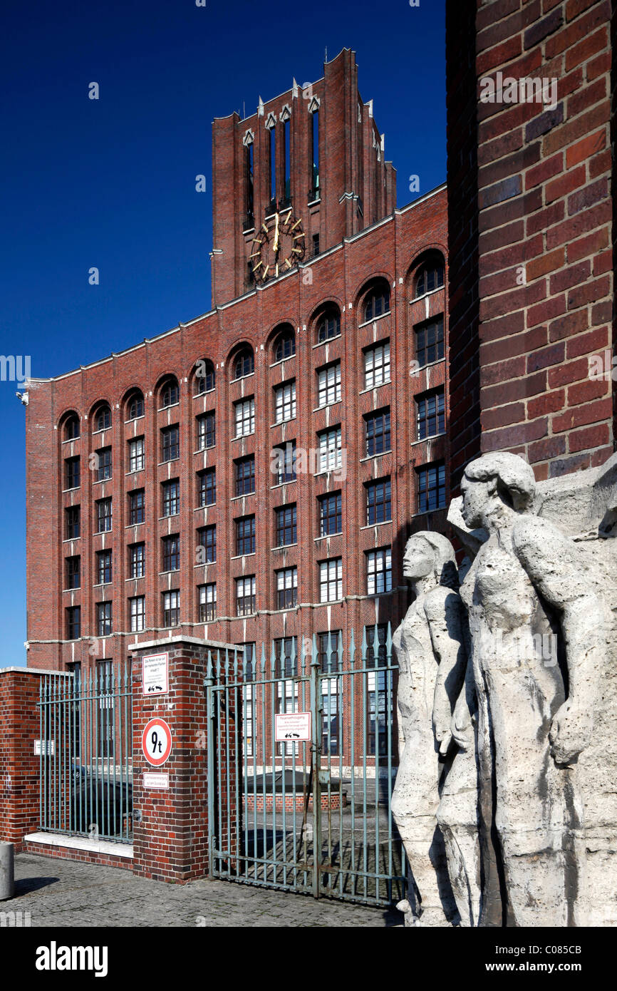 Ullsteinhaus Berlino, ex sede della Ullstein casa editrice, Espressionismo, uffici e centro congressi Foto Stock