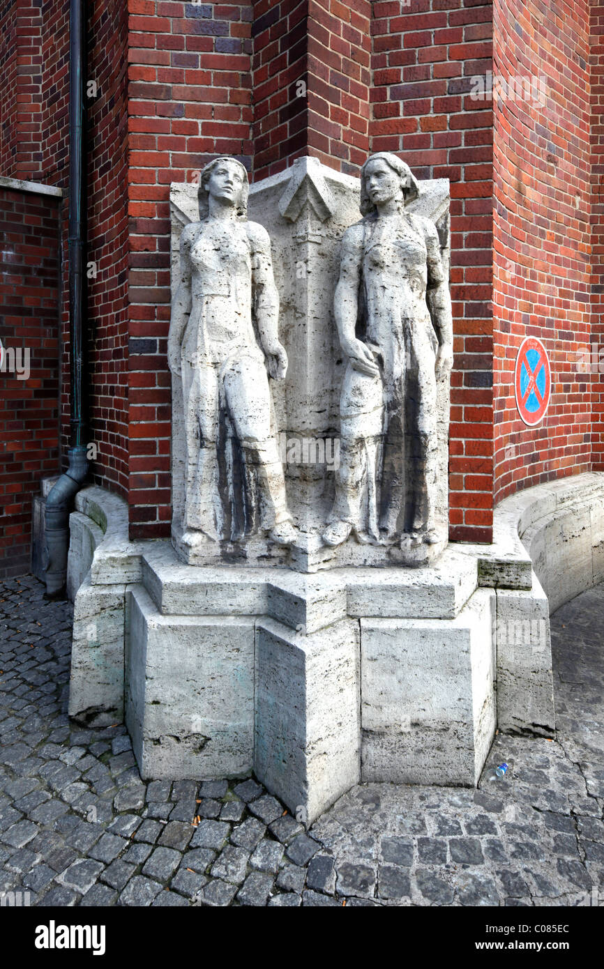 Ullsteinhaus Berlino, ex sede della Ullstein casa editrice, Espressionismo, uffici e centro congressi Foto Stock