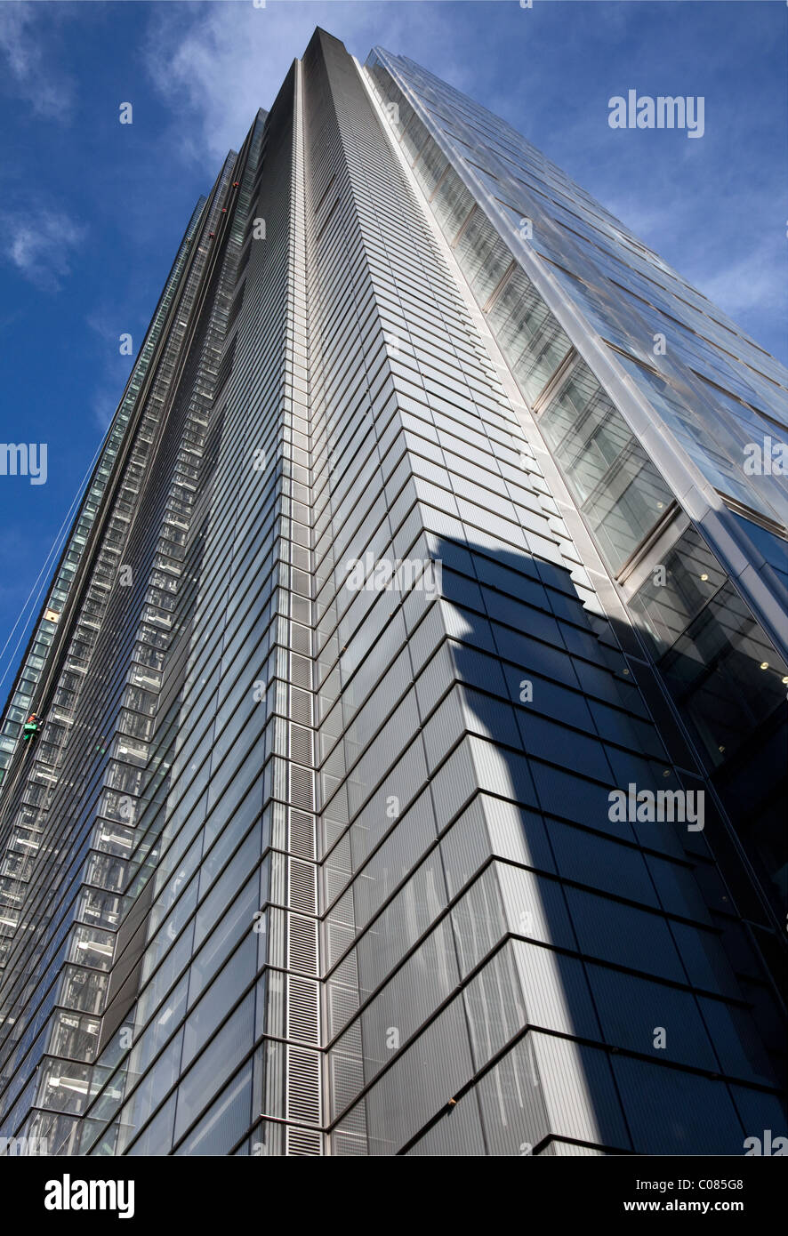 Heron Tower è più alto edificio della città di Londra - ora ribattezzato Salesforce Torre (2014) Foto Stock