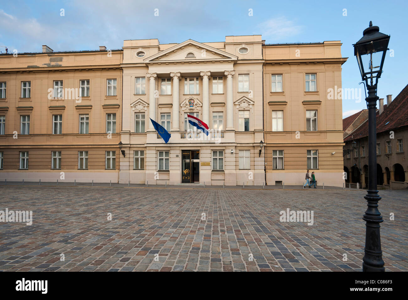 La Casa del Parlamento, uptown, Gornj Grad district, Zagabria, Croazia, Europa Foto Stock