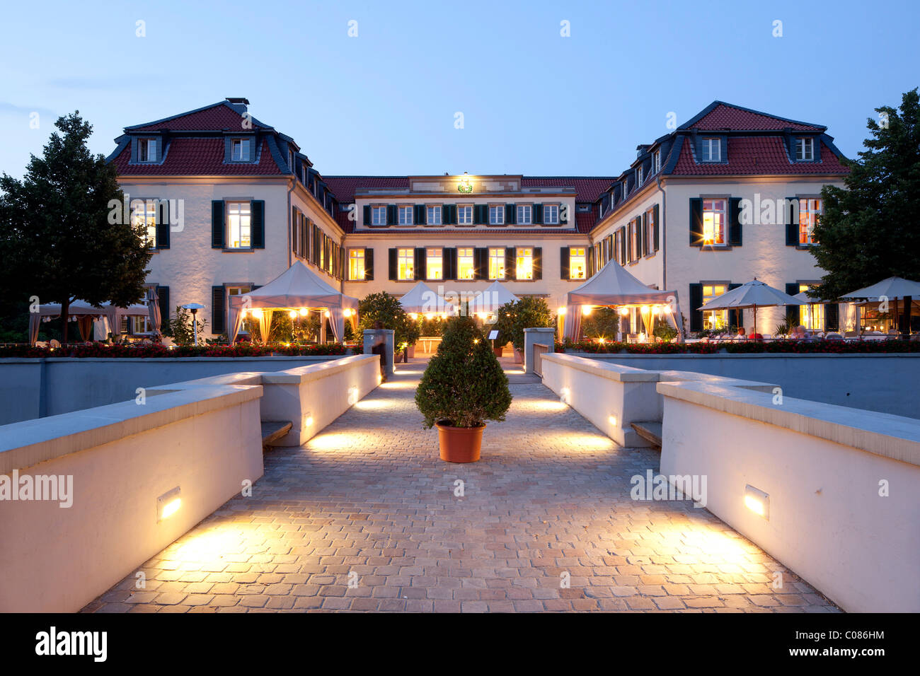 Schloss Berge Palace, Gelsenkirchen, zona della Ruhr, Renania settentrionale-Vestfalia, Germania, Europa Foto Stock