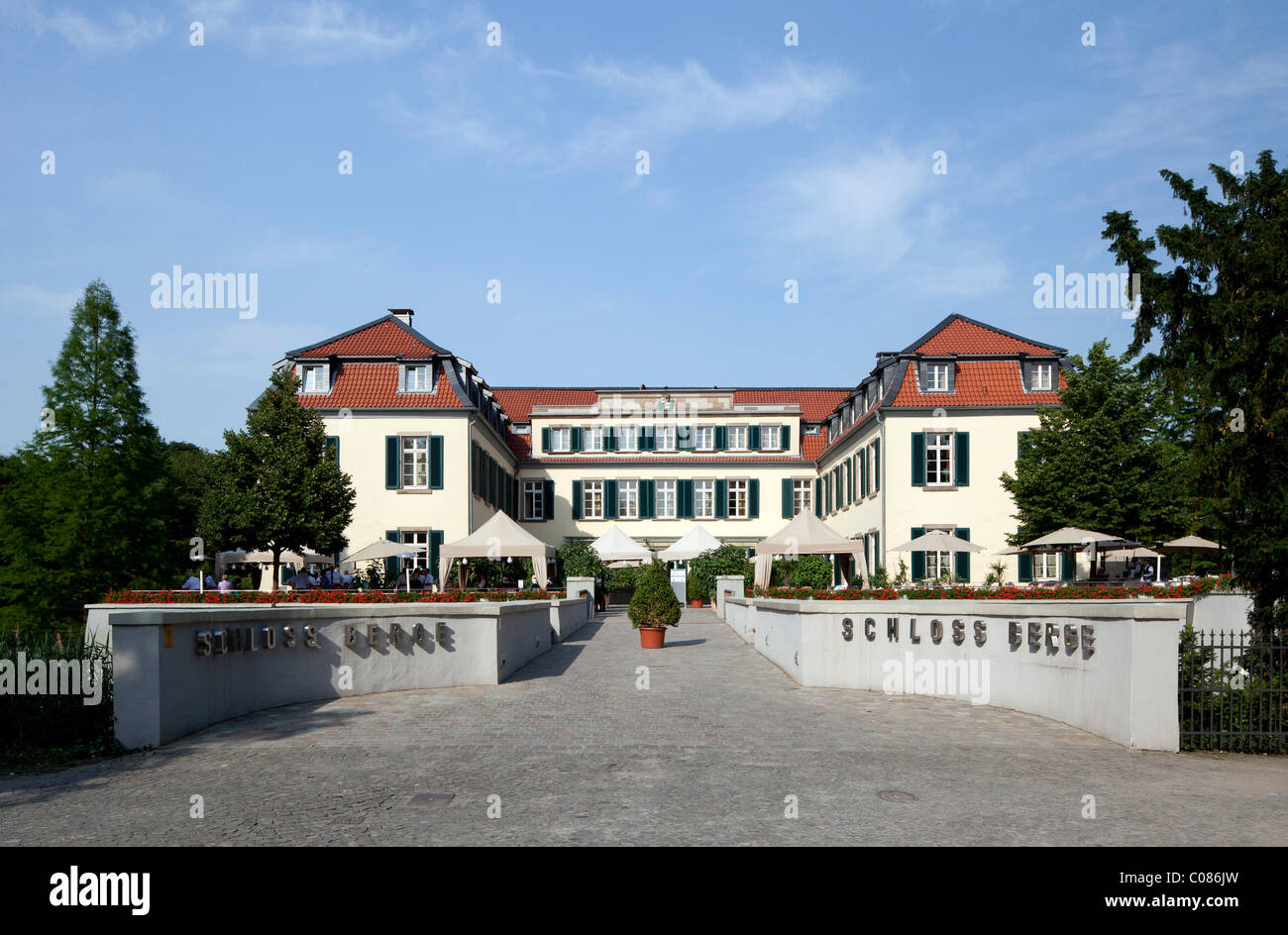 Schloss Berge Palace, Gelsenkirchen, zona della Ruhr, Renania settentrionale-Vestfalia, Germania, Europa Foto Stock