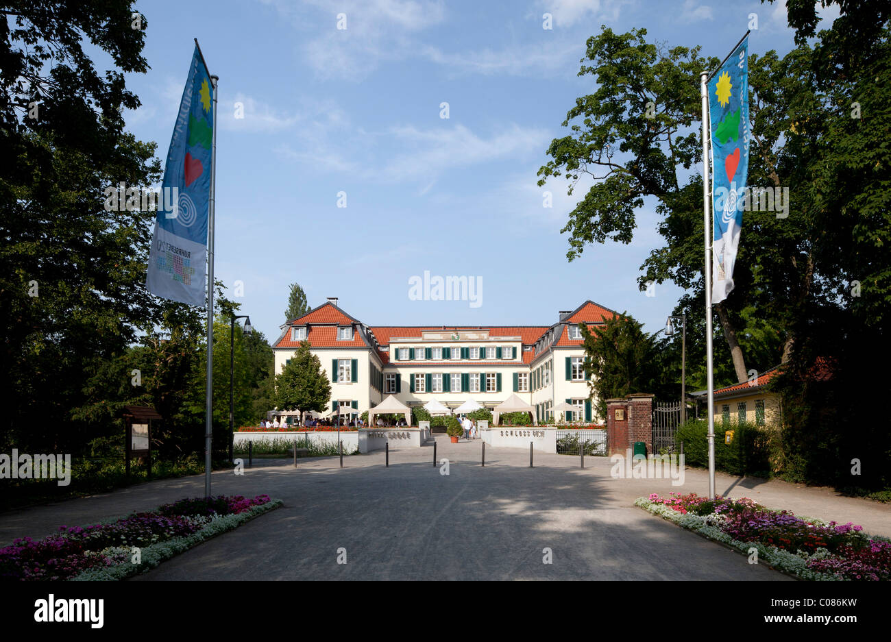 Schloss Berge Palace, Gelsenkirchen, zona della Ruhr, Renania settentrionale-Vestfalia, Germania, Europa Foto Stock
