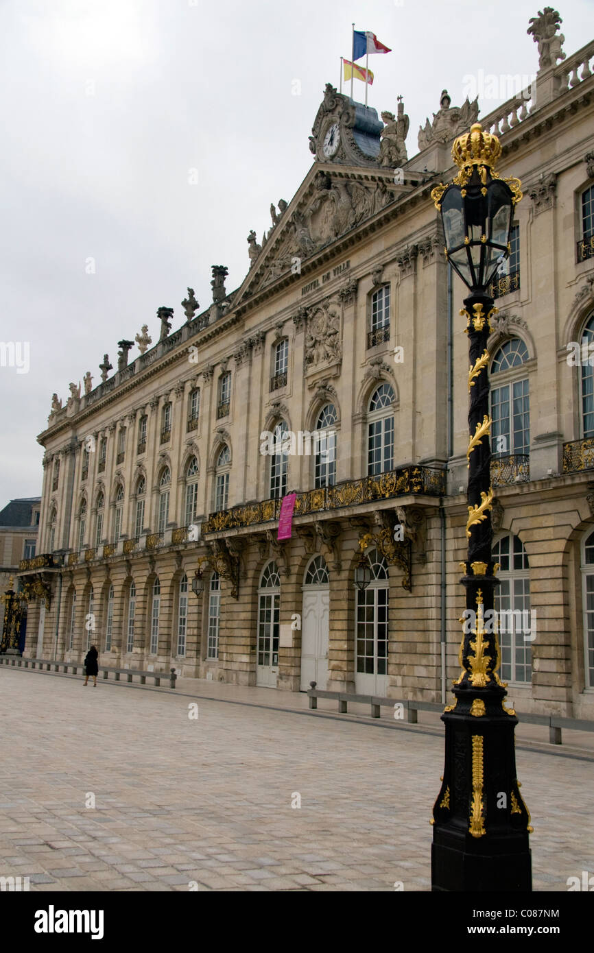 Hotel de Ville a Place Stanislas di Nancy, Lorena, Francia. Foto Stock