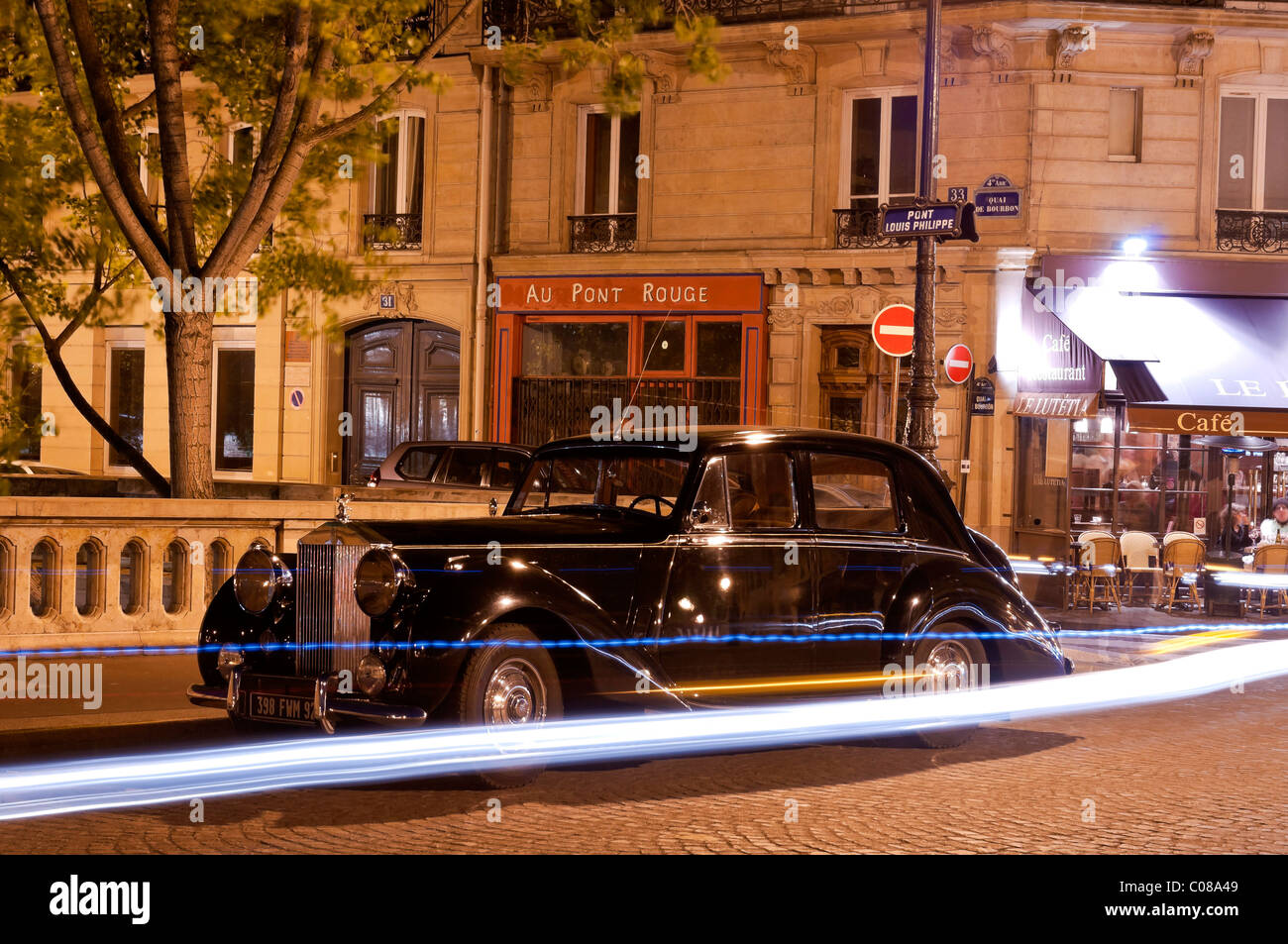 Louis-Philippe bridge, Ile Saint-Louis, Parigi, Francia Foto Stock