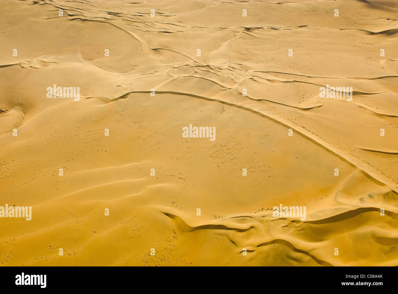 Arial foto di dune in Namibia. Foto Stock