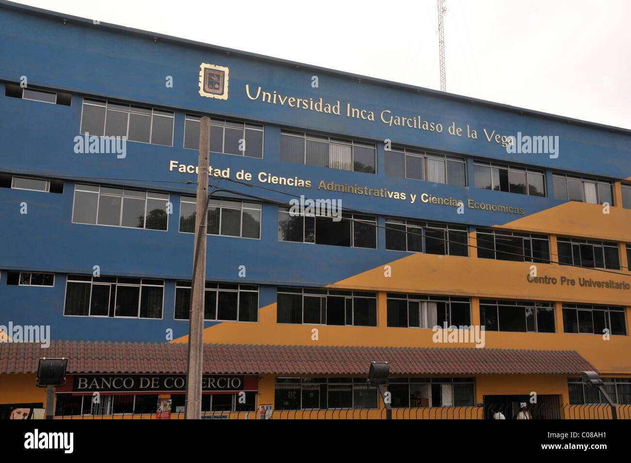 Università Inca Garcilaso de la Vega Lima Peru Sud America Foto Stock