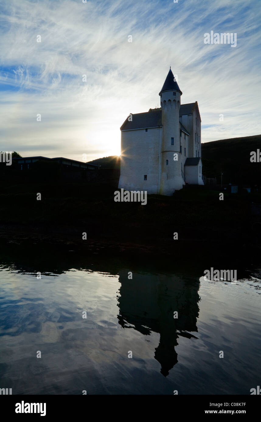 Xix secolo Royal Irish Constabulary (RIC) caserme - ora un centro culturale, Cahirciveen, Ring of Kerry County Kerry, Irlanda Foto Stock
