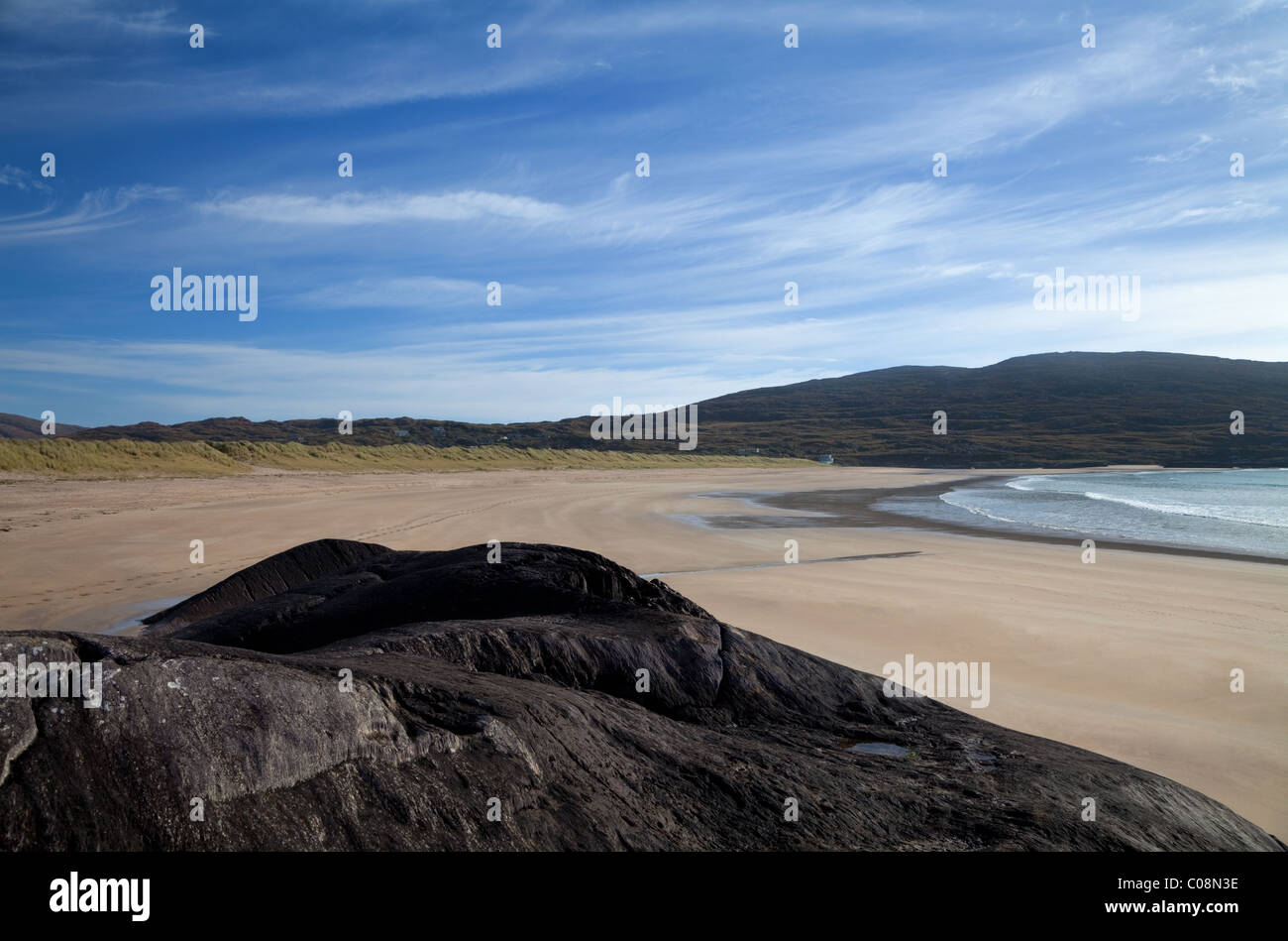 Il Derrynane Bay vicino Danial O'Connell è Il Derrynane House, l'anello di Kerry, la Contea di Kerry, Irlanda Foto Stock