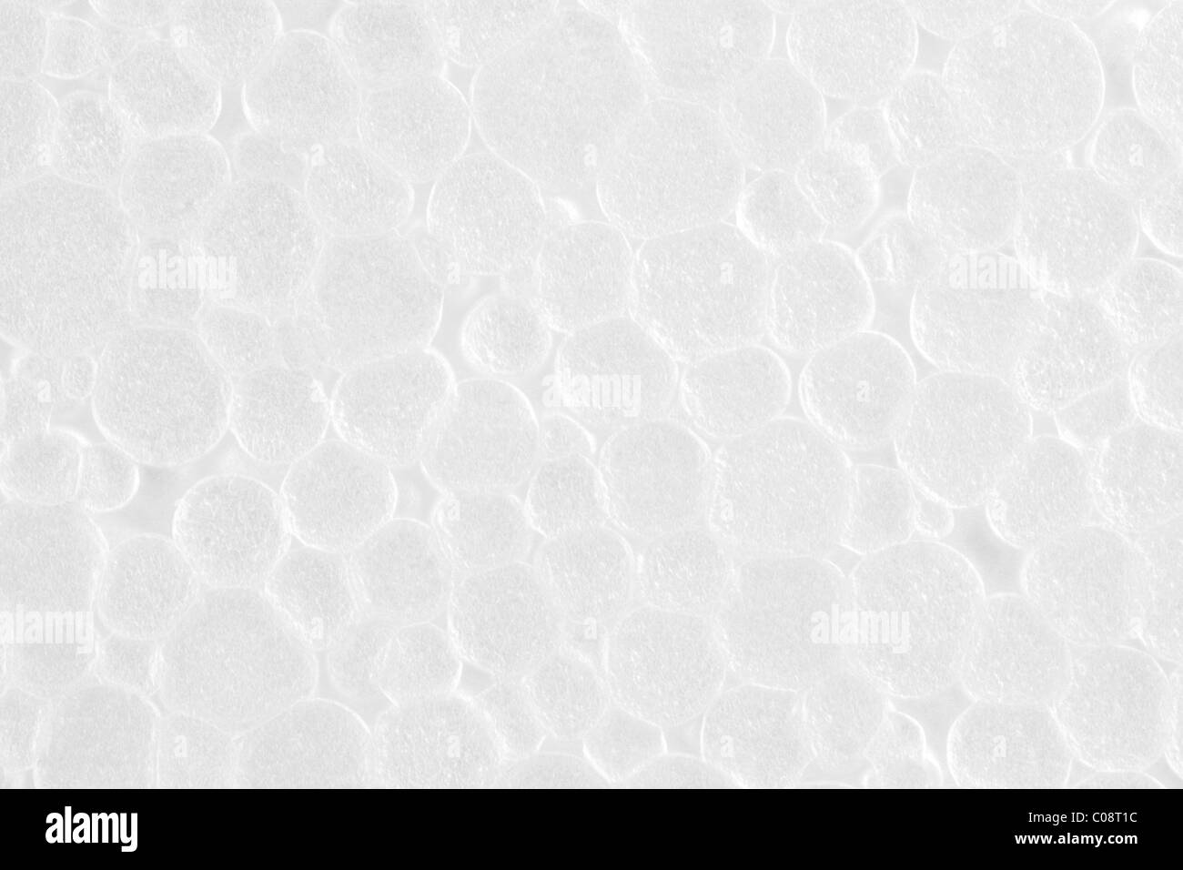 Nuovo di zecca styrofoam texture Foto Stock