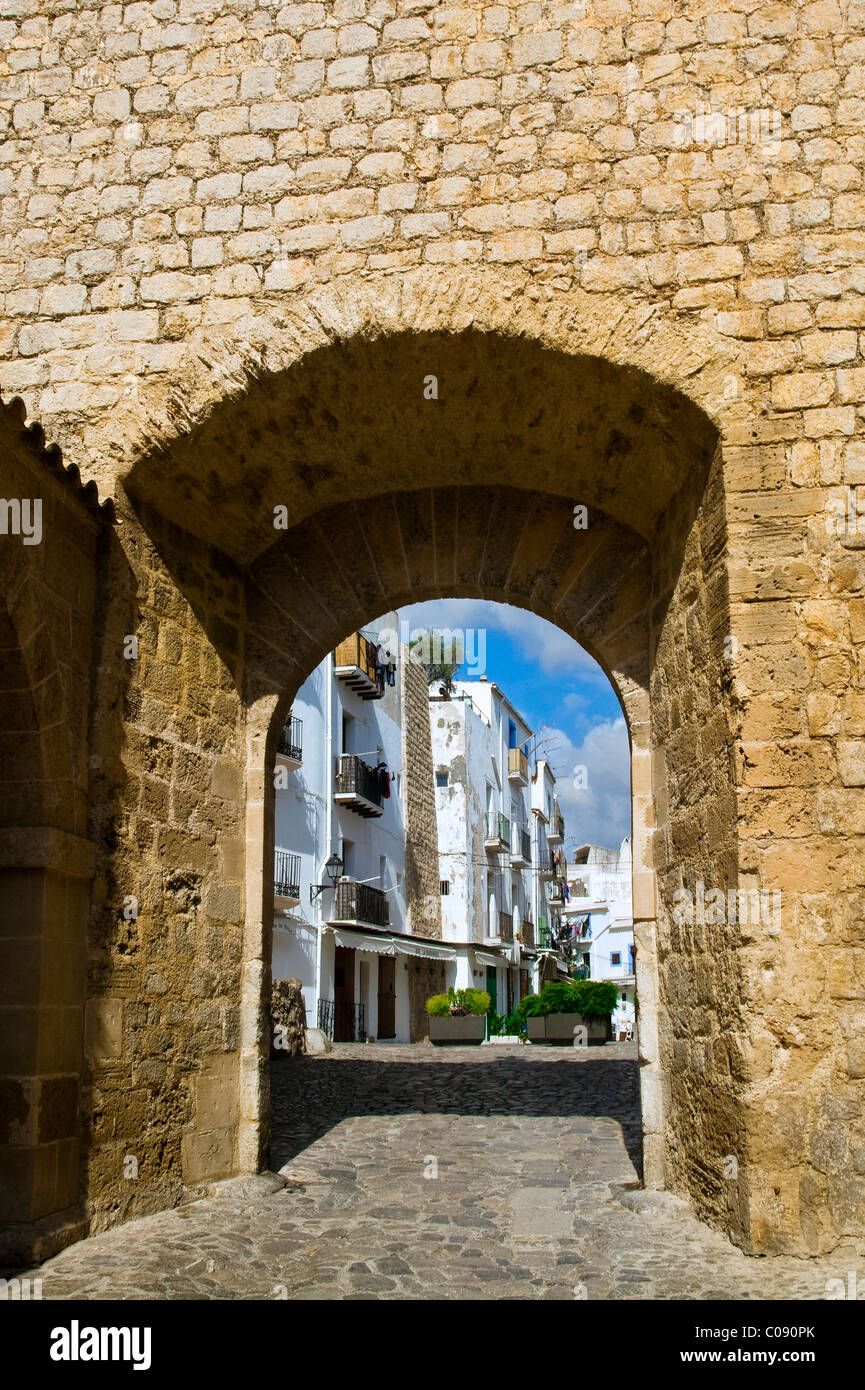 Eivissa,Dalt Villa, Cittadella Vecchia, Ibiza, Isole Baleari, Spagna Foto Stock