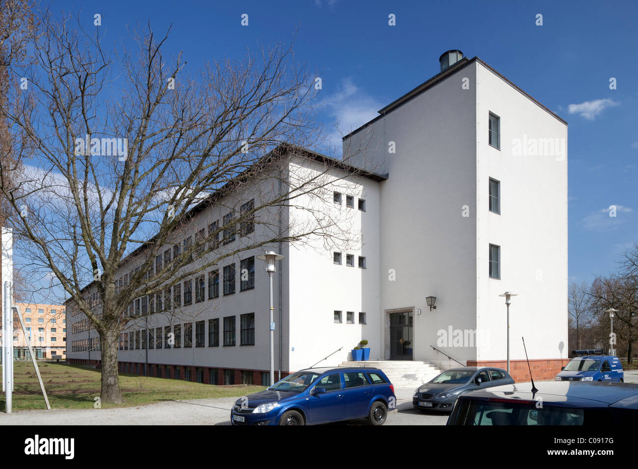 Amministrazione WISTA, Wissenschaftsstadt Adlershof della Città della Scienza, Berlino, Germania, Europa Foto Stock