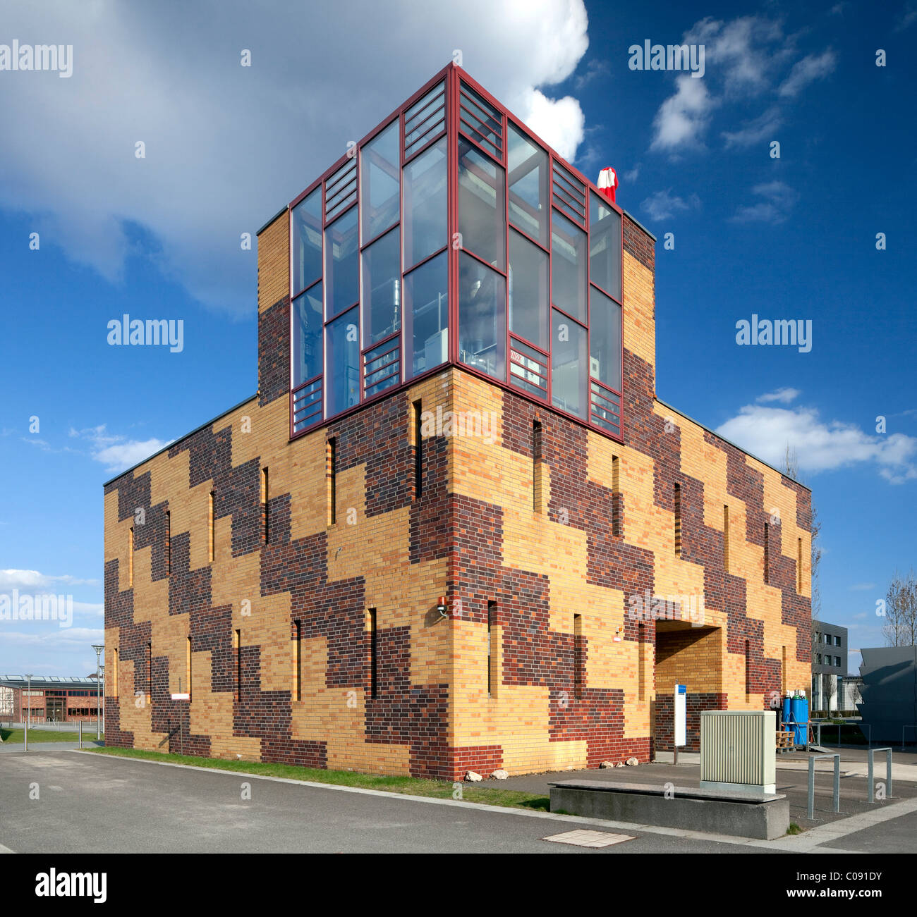 Merci pericolose storage, Istituto di Chimica del Humboldt-University, Adlershof della Città della Scienza, Berlino, Germania, Europa Foto Stock