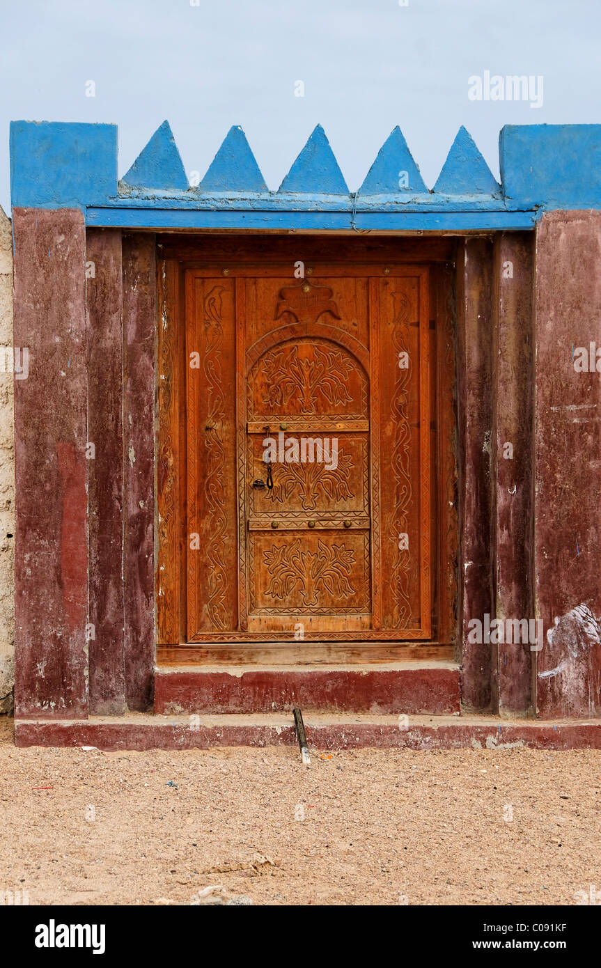 Sportello anteriore in Ras Al Hadd, Oman, Medio Oriente Foto Stock