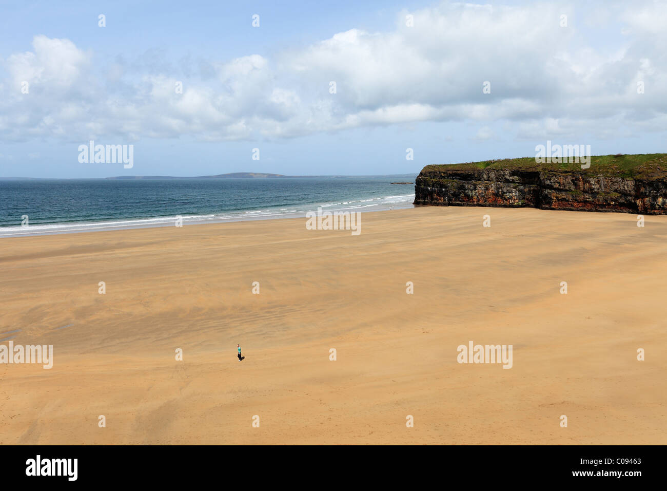 Ladies Beach, Ballybunion, nella contea di Kerry, Irlanda Isole britanniche, Europa Foto Stock