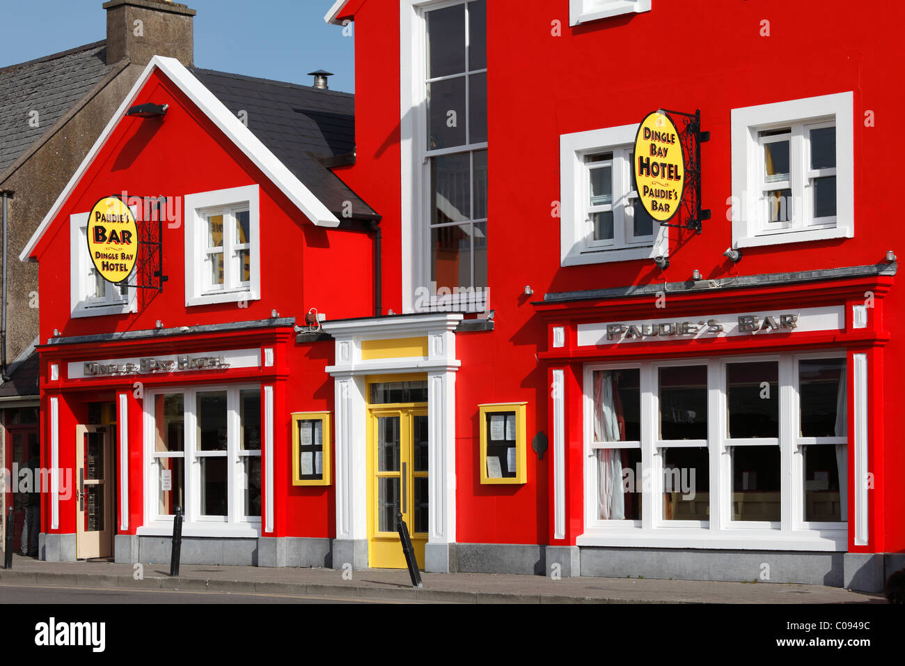 Dingle Bay Hotel, Paudie's Bar, Dingle, nella contea di Kerry, Irlanda Isole britanniche, Europa Foto Stock