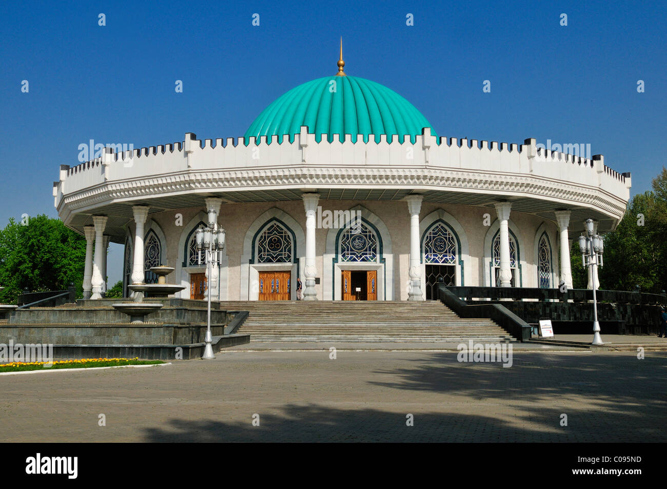 Amir Timur, Temur, Tamerlane Museum a Tashkent, Uzbekistan in Asia centrale Foto Stock
