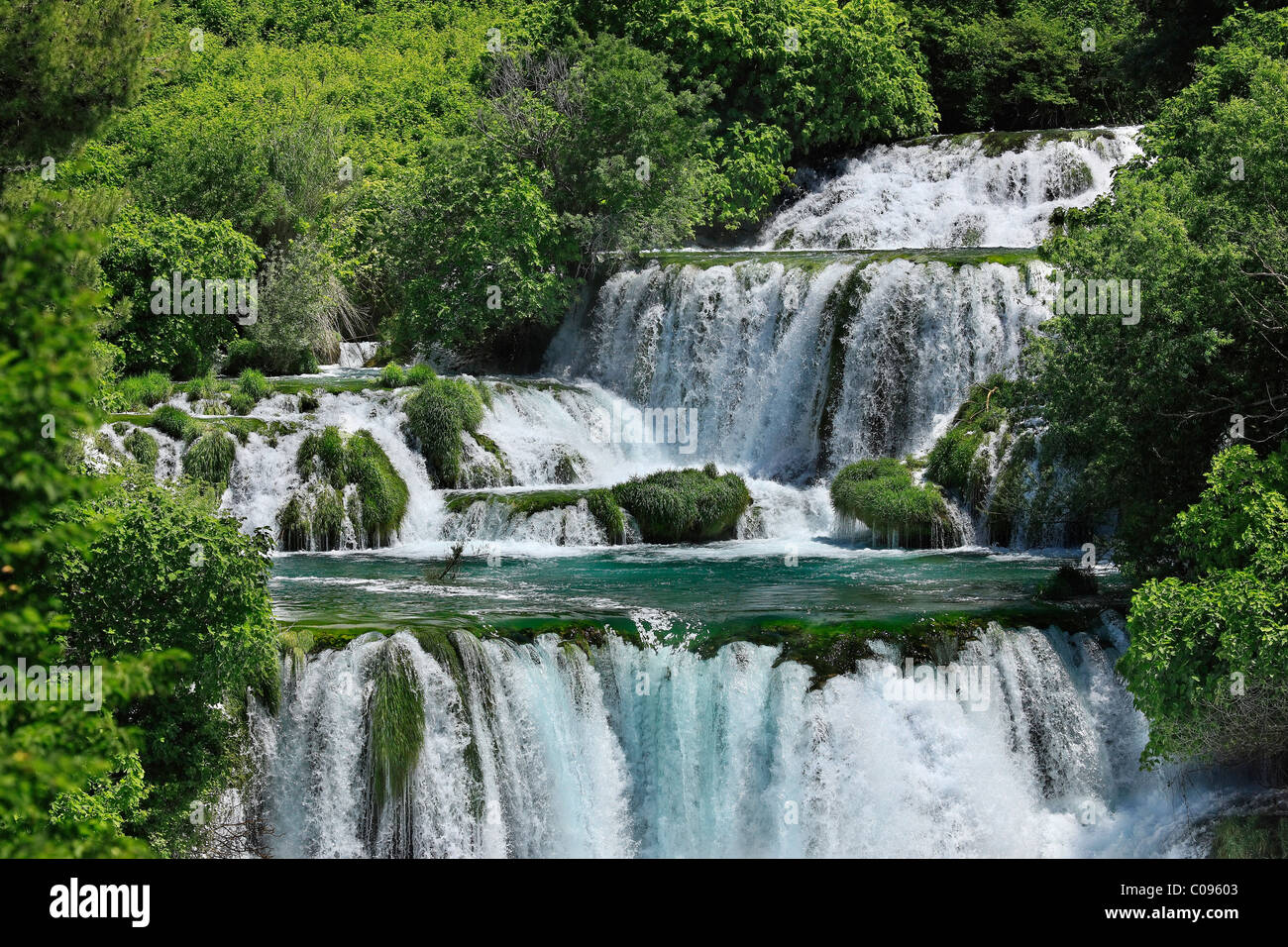 Krka parco nazionale, Croazia. Foto Stock