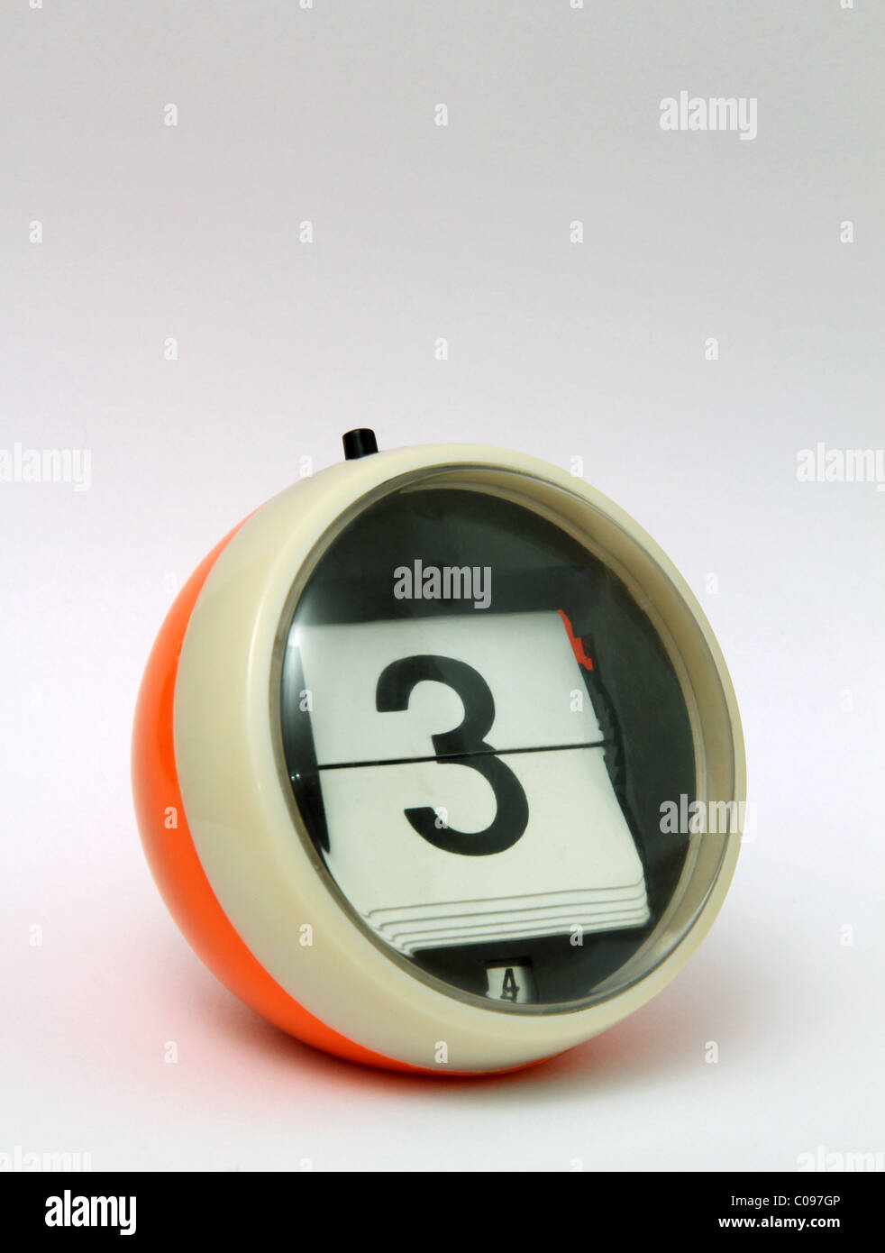 Retrò fare clic su Calendario mostra 3 Aprile - Festa della Mamma in 2011 Foto Stock