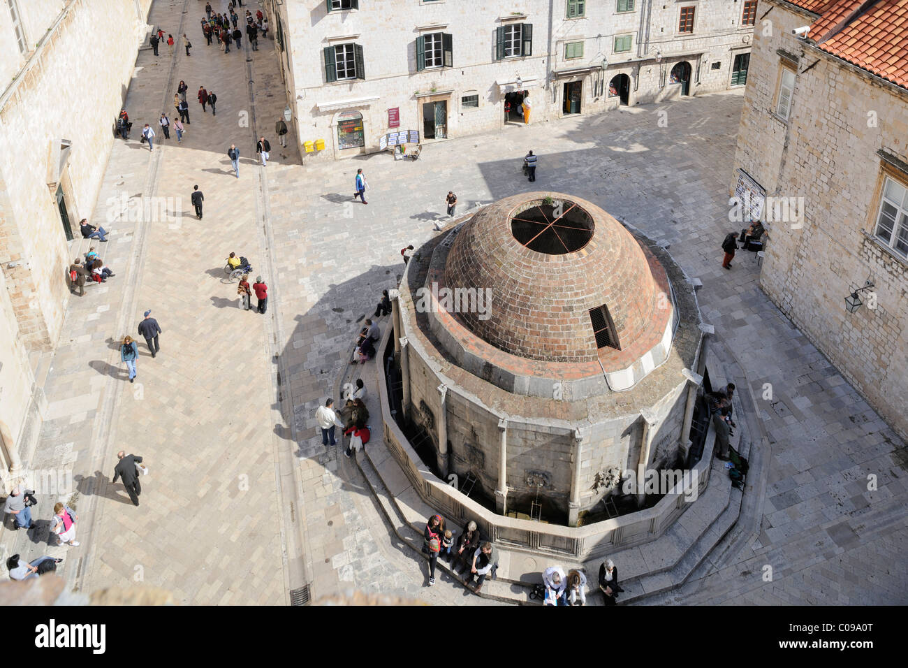 Fontana di Onofrio, Dubrovnik, Ragusa, Croazia, Europa Foto Stock