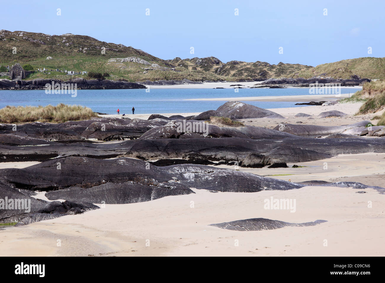 Il Derrynane Bay, Il Derrynane National Park, Ring of Kerry County Kerry, Irlanda Isole britanniche, Europa Foto Stock