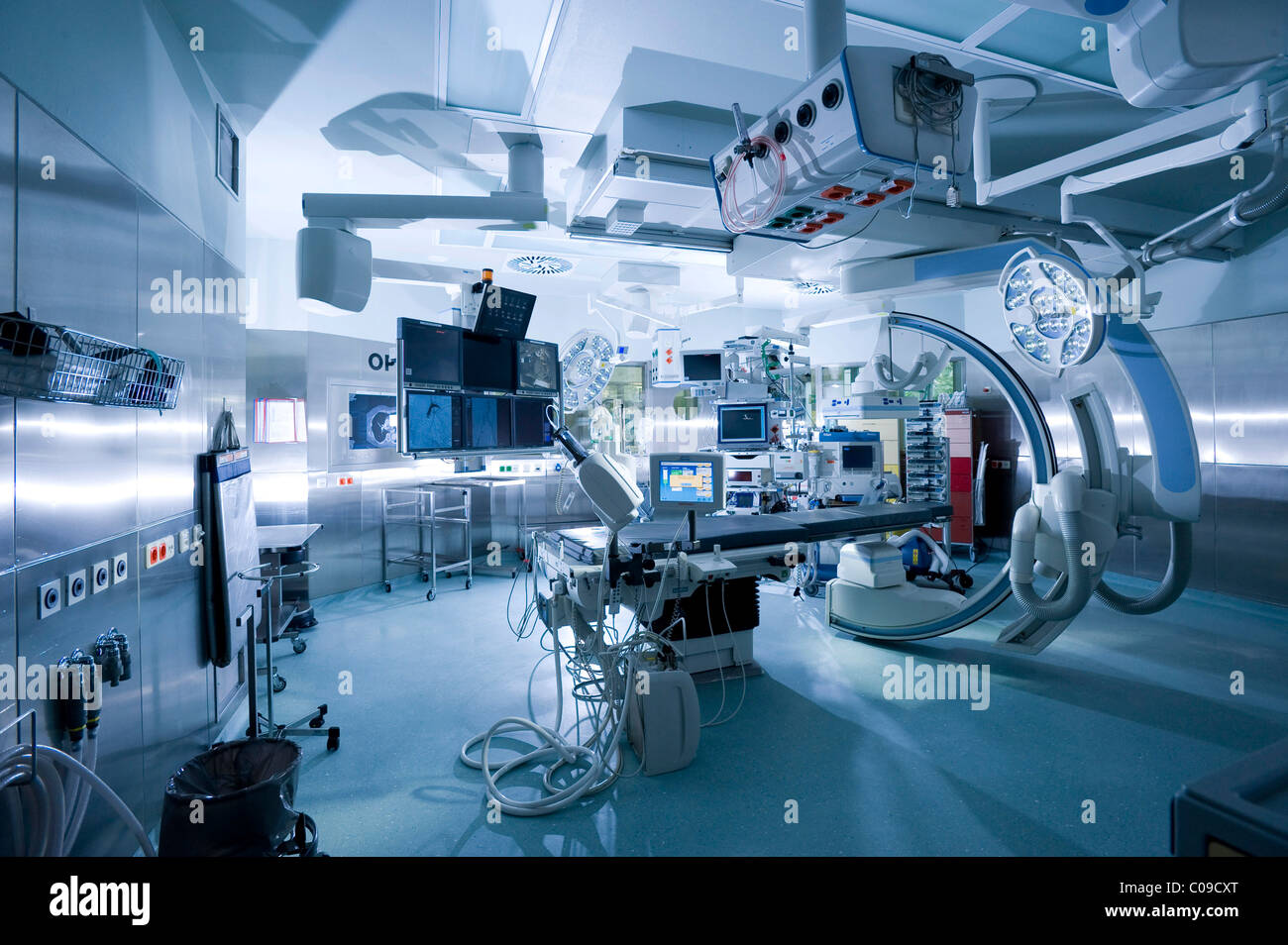 Funzionamento ibrido camera, Deutsches Herzzentrum Berlin o Tedesco centro cardiaco, Berlino, Germania, Europa Foto Stock