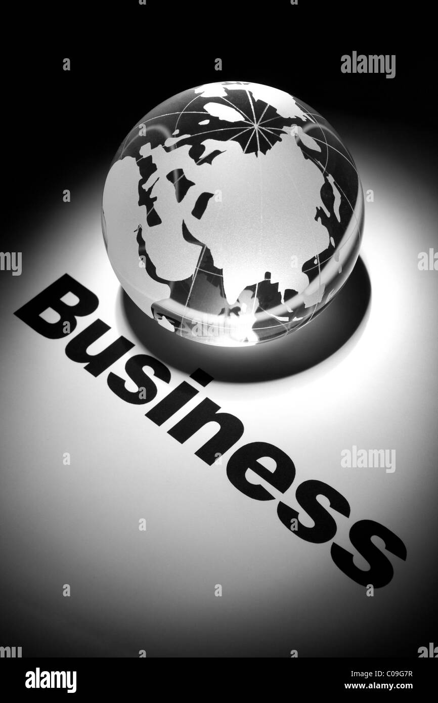 Globe, il concetto di Global Business Foto Stock