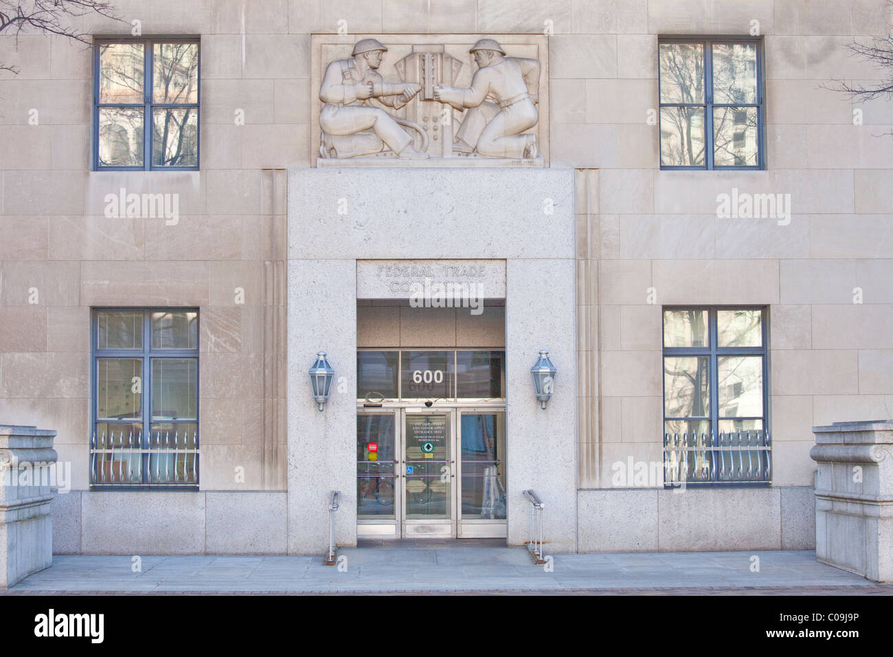 La FTC, Federal Trade edificio della Commissione a Washington DC Foto Stock