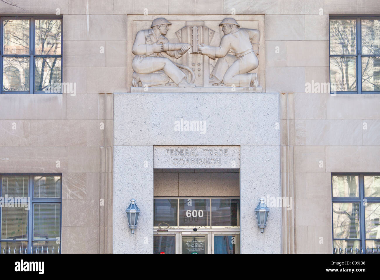 La FTC, Federal Trade edificio della Commissione a Washington DC Foto Stock