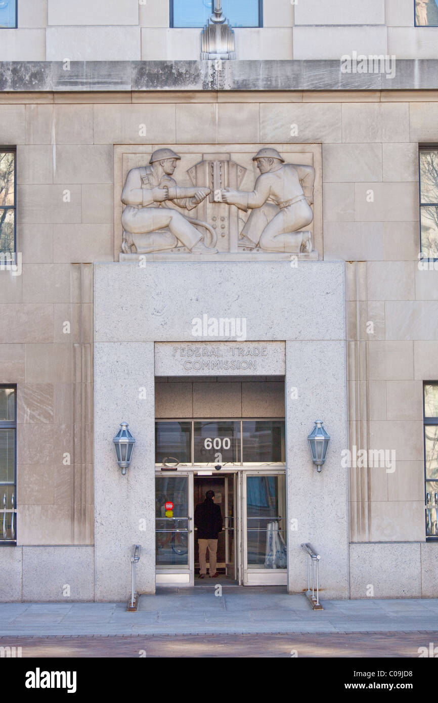 La FTC, Federal Trade edificio della Commissione a Washington DC Foto Stock