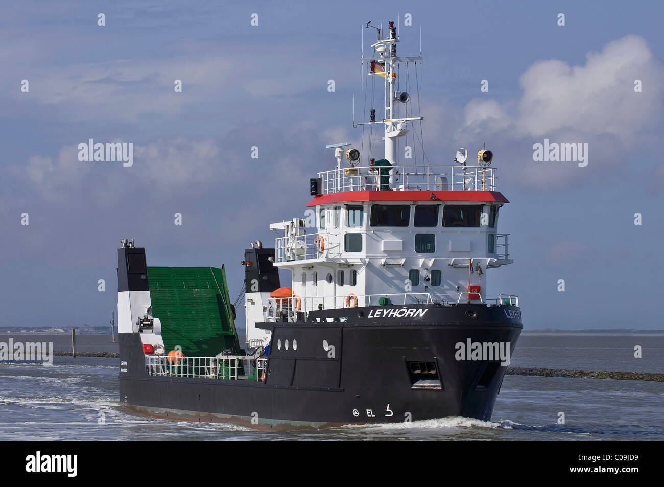 Nave polivalente, Leyhoern, dalla Bassa Sassonia gestione delle acque, la difesa costiera e la conservazione della natura agenzia, NLWKN, Foto Stock