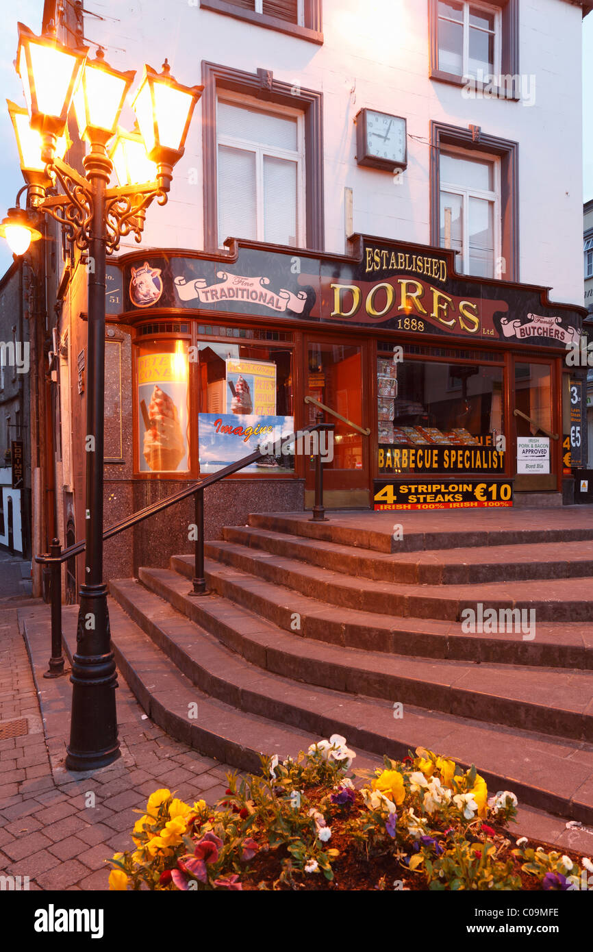 Interno della città di Kilkenny, nella Contea di Kilkenny, Irlanda Isole britanniche, Europa Foto Stock