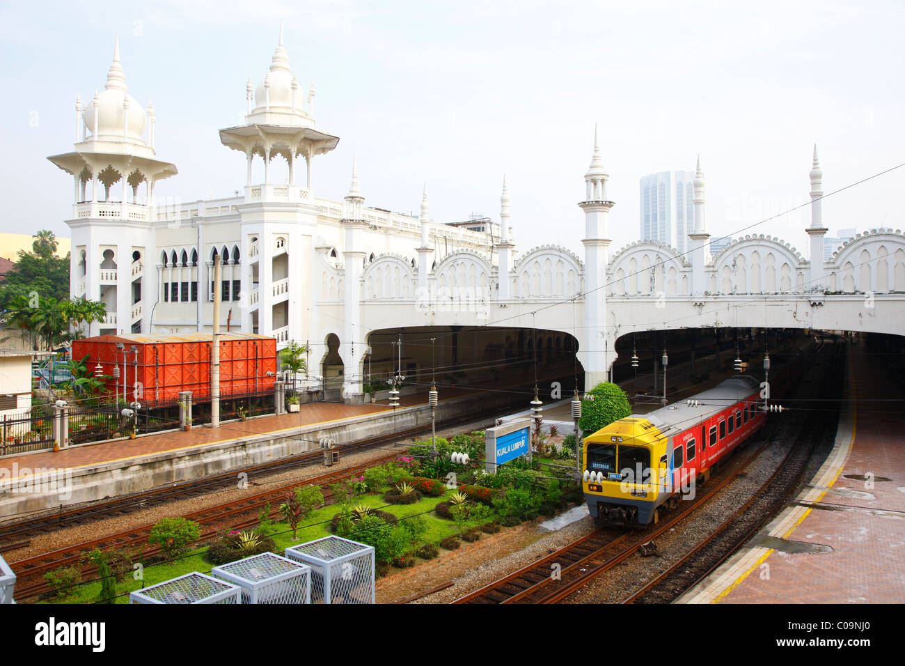Kuala Lumpur stazione ferroviaria, Kuala Lumpur, Malesia, Asia Foto Stock