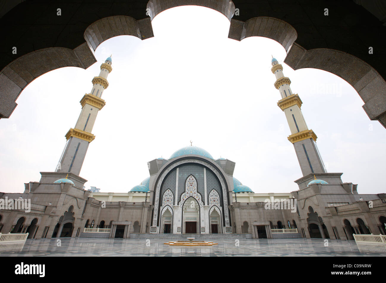 Wilayah Persekutuan moschea, Kuala Lumpur, Malesia, Asia Foto Stock
