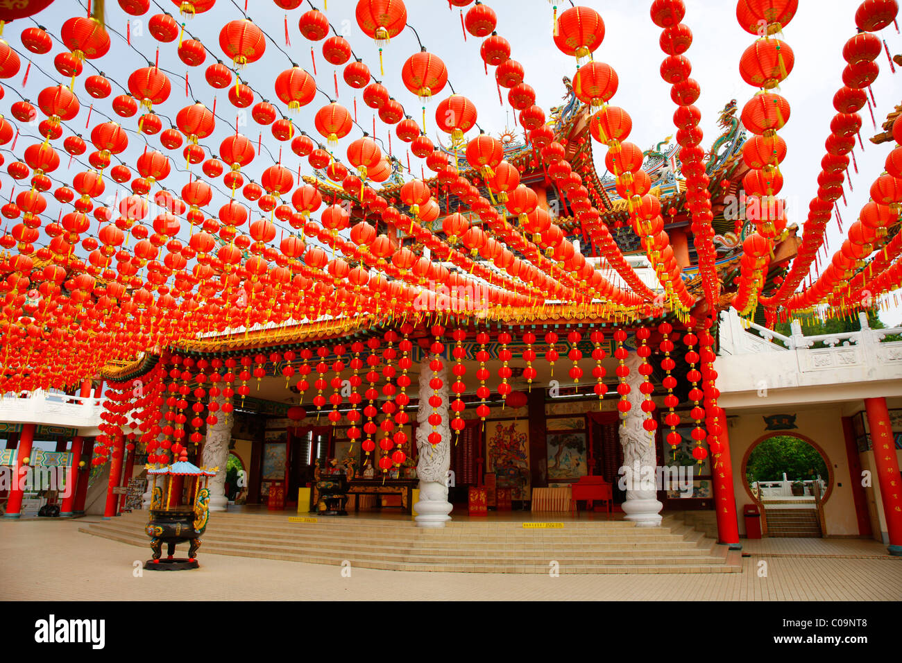 Il cinese Thean Hou tempio, Kuala Lumpur, Malesia, Asia Foto Stock