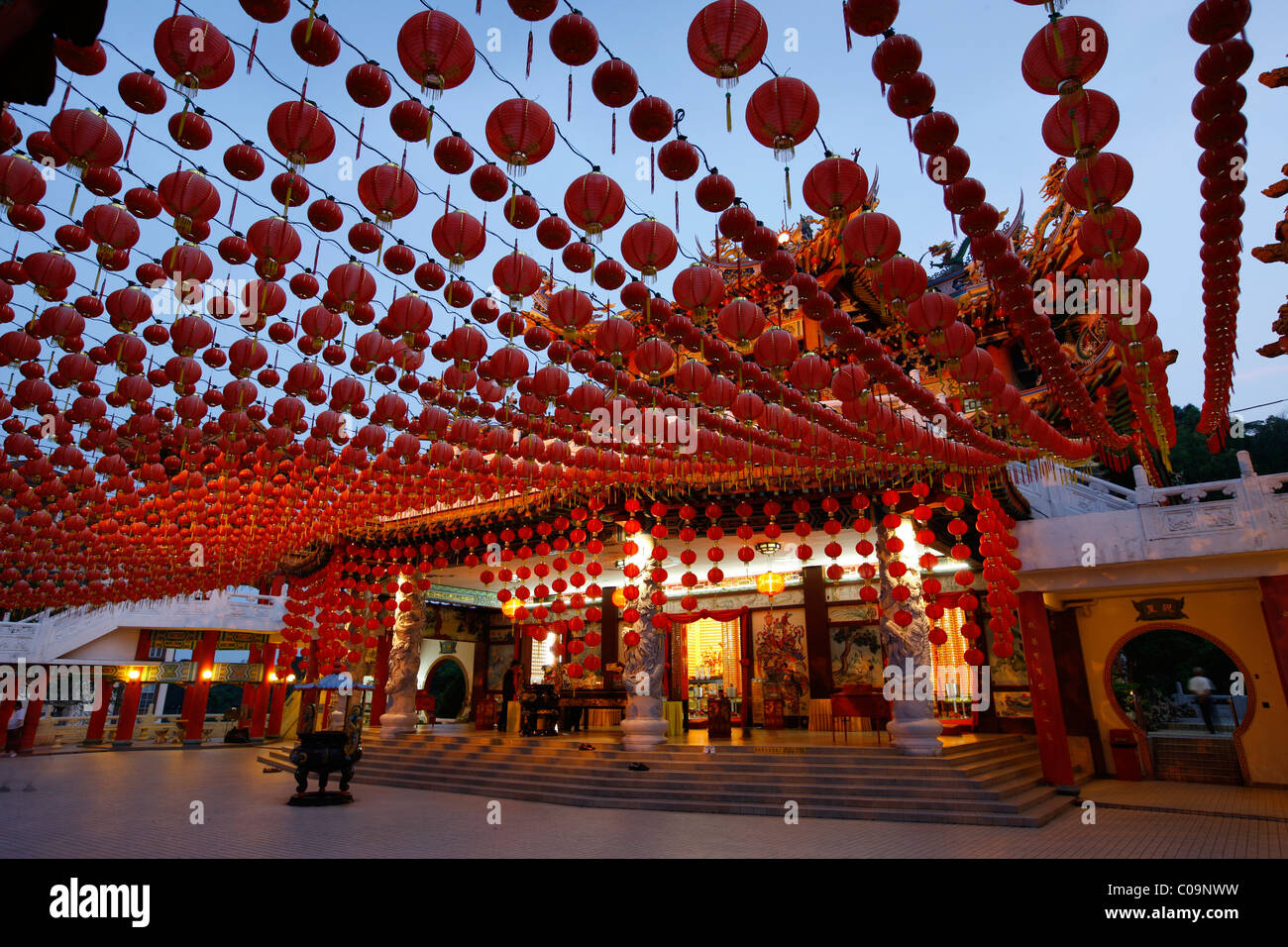 Il cinese Thean Hou tempio, Kuala Lumpur, Malesia, Asia Foto Stock